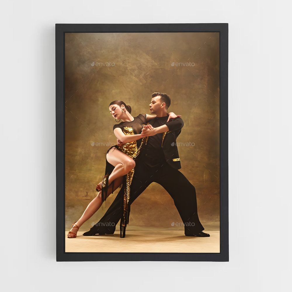 Poster Tango Passion – affiche Danse (vue 2)